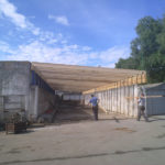 zastřešení skladu hutního materiálu - 2010